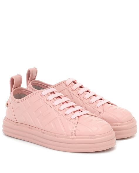 pink fendi sneakers|fendi pink and grey sneakers.